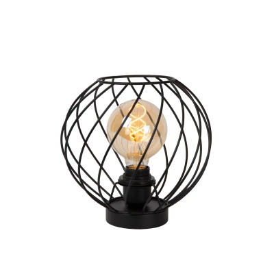 Afbeelding van Lucide Tafellamp Danza 25cm Zwart