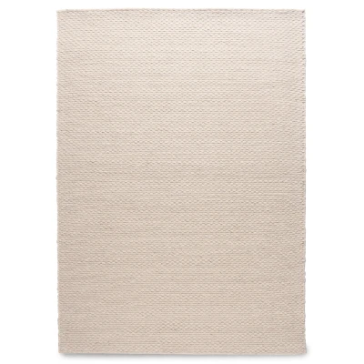 Afbeelding van Vloerkleed McKenna 100% Wol Laagpolig Tapijt Creme Grijs Rechthoek 190x290 cm
