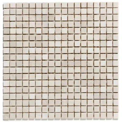 Afbeelding van The Mosaic Factory Natural Stone Marmer Vierkant Botticino Anticato