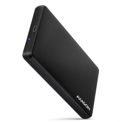 Afbeelding van AXAGON EE25 SLC USB C 3.2 Gen1 SATA 6G 2.5 External SLIDE box BLACK *USBAM *USBCF *SATAF