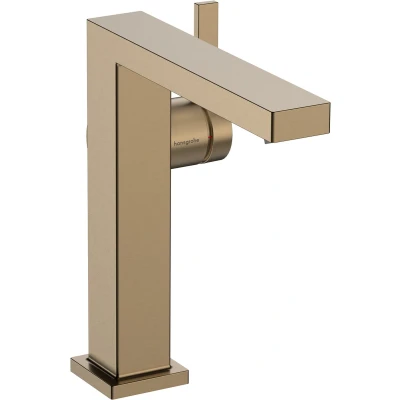 Afbeelding van hansgrohe Tecturis E ééngreeps wastafelkraan 150 Fine CoolStart met afvoerplug Brushed Bronze