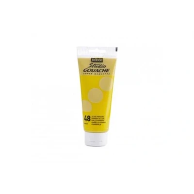 Image de Pebeo Studio gouache Peinture jaune primaire opaque mat fine 100 ml