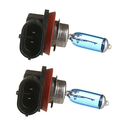 Afbeelding van Mintice 2 x autovoertuig H11 6000 K Xenon Gas Halogeen Koplamp Projectorlamp Vervanging Wit 55W