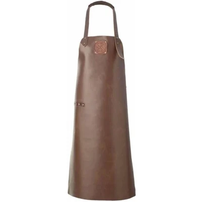 Afbeelding van Witloft Classic Leren Schort Donkerbruin