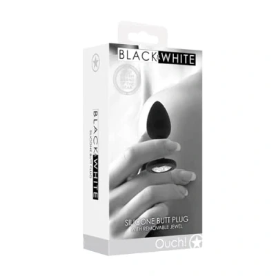 Afbeelding van Silicone Butt Plug with Removable Jewel