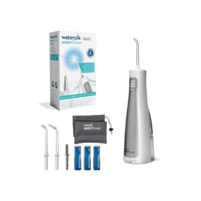 Image de Jet Dentaire Waterpik Wf 03 Freedom Sans Fil Portable 2 Niveaux De Pression 3 Embouts Sac Inclus