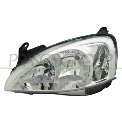 Afbeelding van PRASCO OP0304933 Koplampen rechts H7/H7 Met regelmotor voor LWR OPEL: Corsa C Hatchback