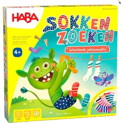 Afbeelding van Haba spel [4 jaar +] Sokken zoeken jubileum editie