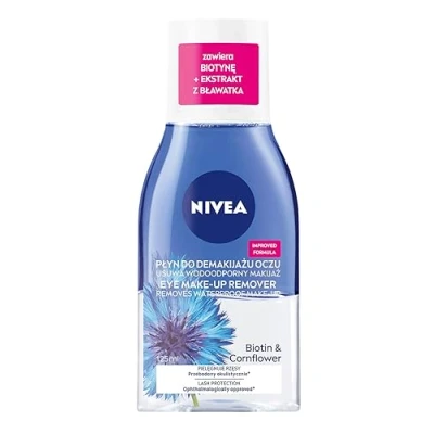 Afbeelding van NIVEA, Reiniging van het gezicht, Oogmake upverwijderaar in twee fasen Extract Fromavatka (Make up remover, 125 ml)