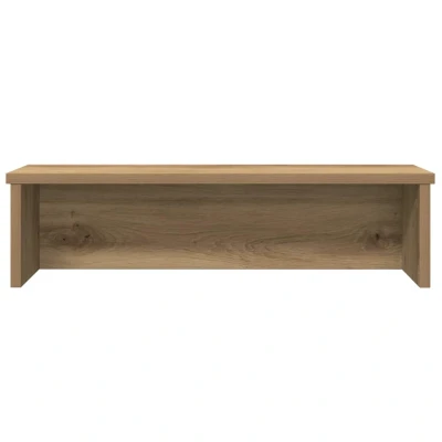 Afbeelding van vidaXL Keukenrek stapelbaar 60x15x16 cm bewerkt hout artisanaal eiken