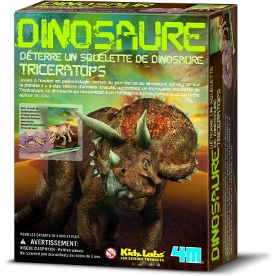 Afbeelding van 4m pakket dinosaurus graven triceratops