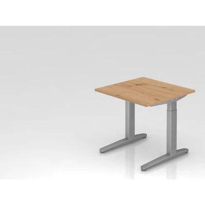 Afbeelding van XTRA XB 8 SS Bureau 80 x Tafelhoogte I In hoogte verstelbaar Knoestige Eiken