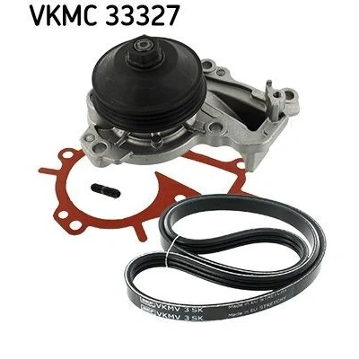 Afbeelding van SKF Poly V riemen kit inclusief waterpomp VKMC 33327
