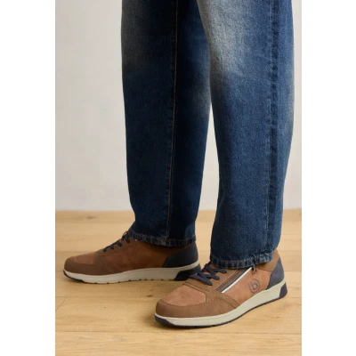 Afbeelding van bugatti Sneakers laag, Heren, Maat: 40, Cognac Hoogwaardig imitatieleer