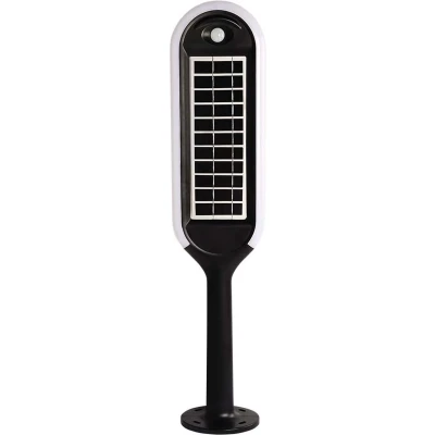 Afbeelding van V TAC VT 945 6666 Staande lamp op zonne energie met bewegingsmelder LED 5.00 W Warmwit Wit, Zwart