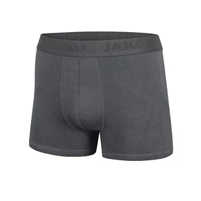 Afbeelding van JAKO Boxershort Premium 2 pack Antraciet
