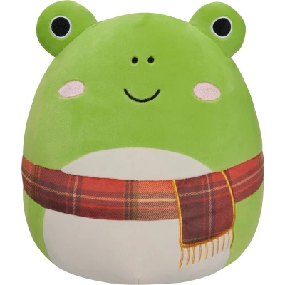 Afbeelding van Squishmallows Wendy Green Frog W/Plaid Scarf 30cm Plush