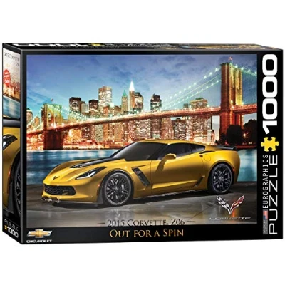 Afbeelding van Eurographics Chevrolet Corvette Puzzel voor kinderen, Maat: One Size, Multi coloured