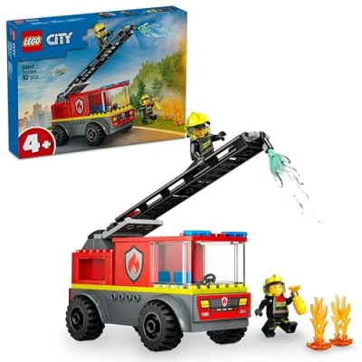 Image de LEGO® City 60463 Camion de pompiers avec échelle