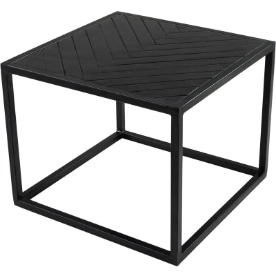 Afbeelding van Kick bijzettafel Hugo 50x50cm Zwart