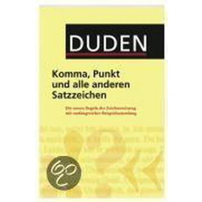 Afbeelding van Duden Komma, Punkt und alle anderen Satzzeichen