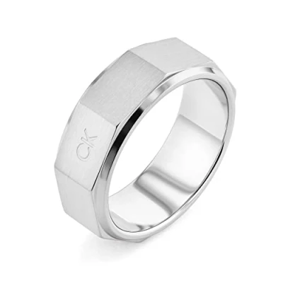 Afbeelding van Calvin Klein Herenring LATCH Collection 35000316H, 64, Metaal, Geen edelsteen