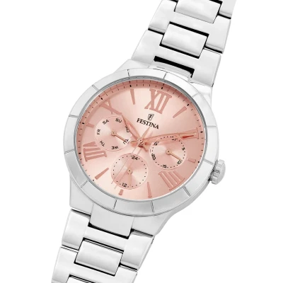 Afbeelding van Festina Horloge, Dames, Maat: One Size, Pink/silberfarben