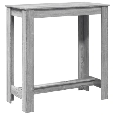 Image de vidaXL Table de bar sonoma gris 102x50x103,5 cm bois d&#039;ingénierie