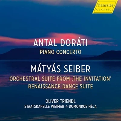 Afbeelding van Oliver Triendl, Staatskapelle Weimar, Domonkos Héja Antal Dorati: Piano Concerto Matyas Seiber: Orchestral Suite (CD)