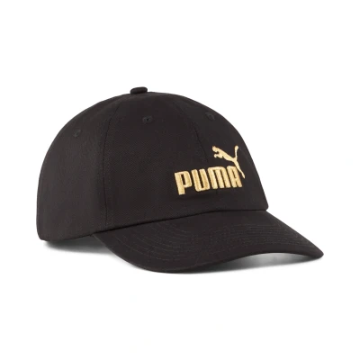 Afbeelding van ESS Logo No.1 baseballpet, Zwart/Goud, Maat M PUMA
