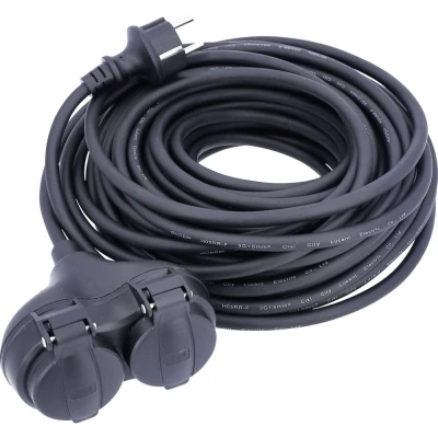 Afbeelding van AS Schwabe 60662 Stopcontactsplitter Zwart