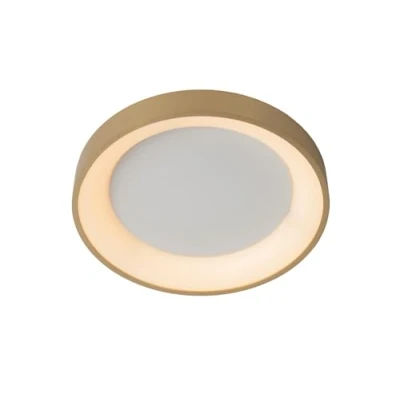 Afbeelding van Lucide Plafondlamp Vidal 28 cm goud