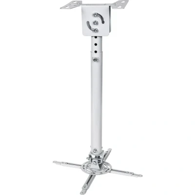 Afbeelding van Manhattan 424851 Beamer plafondbeugel Kantelbaar, Draaibaar Afstand vloer plafond (max.): 77 cm Zilver