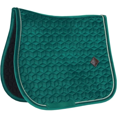 Afbeelding van Kentucky Zadeldekje Velvet Dressuur Donkergroen Full Agradi.be