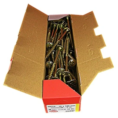 Afbeelding van Platkopschroeven, houtbouwschroeven, alle maten, platkop, torx schroeven (50 stuks 10 x 160 mm TX40)
