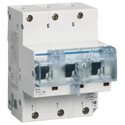 Afbeelding van Hager HTN335C Hoofdleidingsveiligheidsschakelaar 35 A 400 V