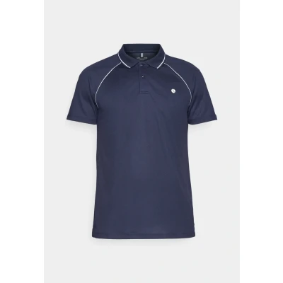 Afbeelding van Björn Borg ACE Racquet Poloshirt, Heren, Maat: Large, Night sky