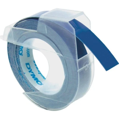 Image de DYMO Auto adhésif bleu rouleau (09 cm x 3 m) 1 rouleau(x) bande de gaufrage 3D pour Junior embosser