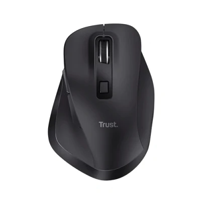 Afbeelding van Trust Fyda BT Draadloze Muis Bluetooth &amp; USB Ontvanger Comfortabele Grip 2400 DPI Zwart