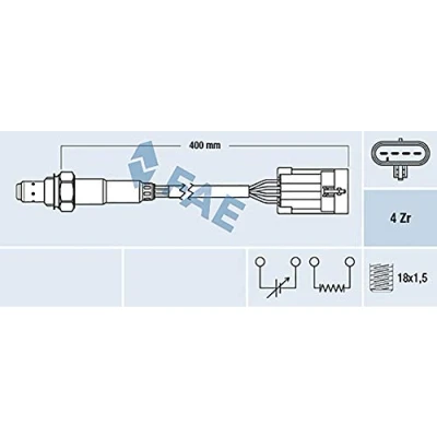 Afbeelding van Fae Lambda sonde 77158
