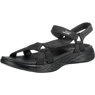 Afbeelding van Skechers On the go 600 brilliancy Dames sportsandalen, Zwart