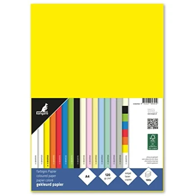 Afbeelding van Papier Kangaro, Geel