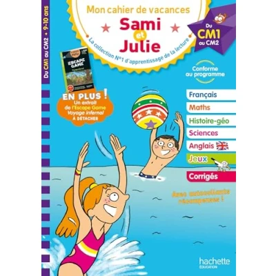 Afbeelding van SAMI ET JULIE CAHIER DE VACANCES DU CM1 AU CM2