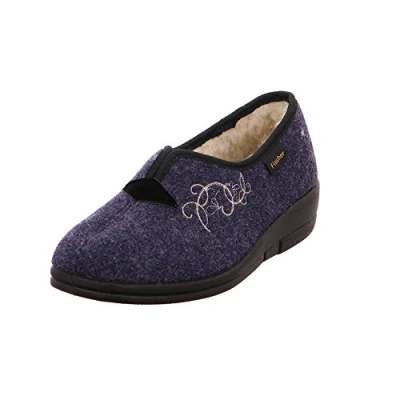 Afbeelding van Fischer Dames Pantoffel 203528 Blauw 555 42
