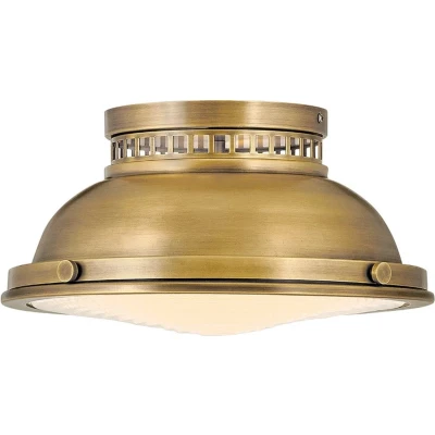 Afbeelding van Hinkley LED Plafondlamp Amelia 2X E27 Max 40W Dimbaar Heritage Brass
