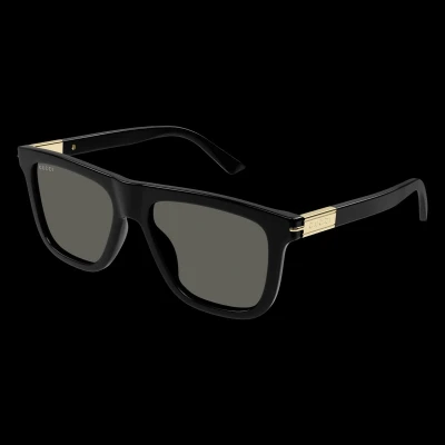 Afbeelding van Gucci GG1502S 001 Zonnebril Heren Zwart