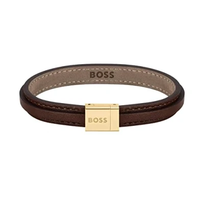 Afbeelding van HUGO Armband, Heren, Maat: One Size, Braun