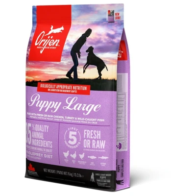 Afbeelding van Orijen Whole Prey Puppy Large Breed Kip&amp;Kalkoen Hondenvoer 6 kg
