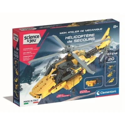Image de Jeu de construction Clementoni Hélicoptère secours