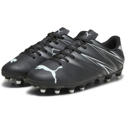 Afbeelding van Puma Attacanto FG/AG JR Unisex Voetbalschoenen voor kunstgras kinderen, Maat: 32.5, Black/silver mist Kunststof